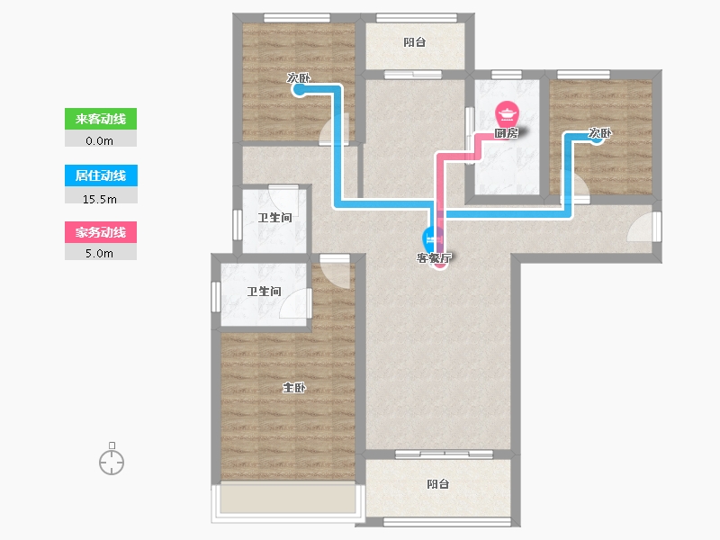 河南省-漯河市-祥龙凤凰城-99.34-户型库-动静线