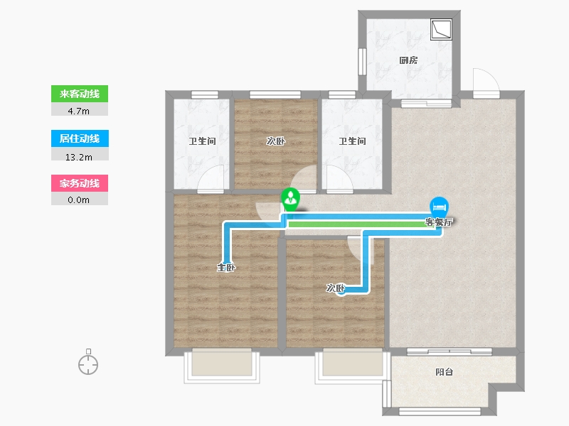 江西省-南昌市-保利紫云-89.00-户型库-动静线