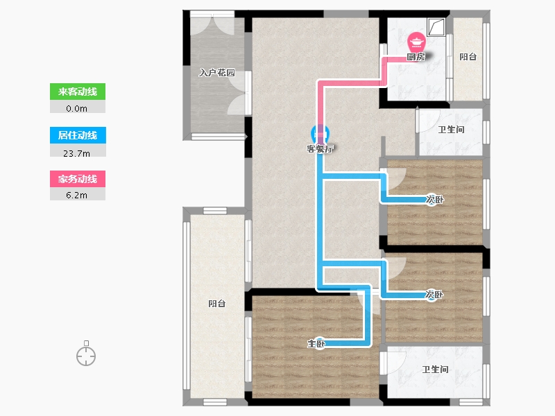 四川省-宜宾市-中铁卓越城-106.92-户型库-动静线