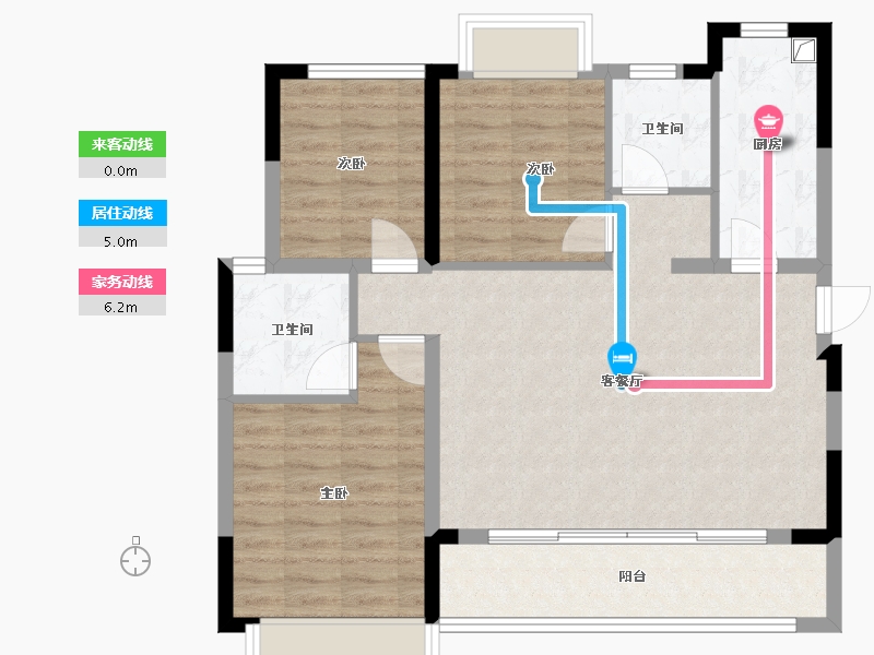 四川省-成都市-保利云上-92.80-户型库-动静线