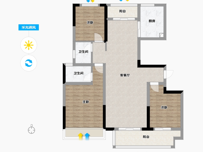 河南省-商丘市-上和集团上和府-100.00-户型库-采光通风