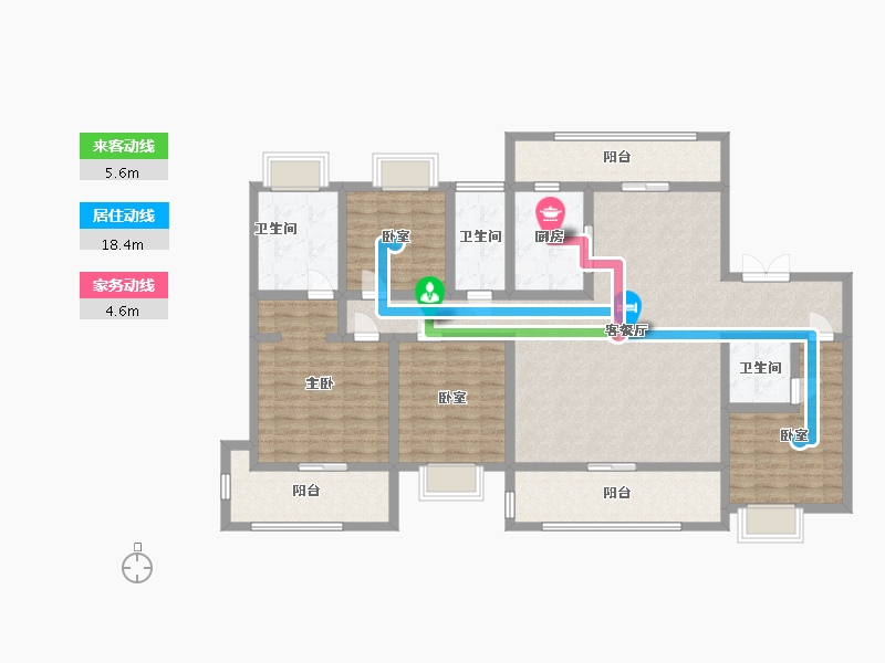 云南省-昆明市-昆明融创文旅城-168.00-户型库-动静线