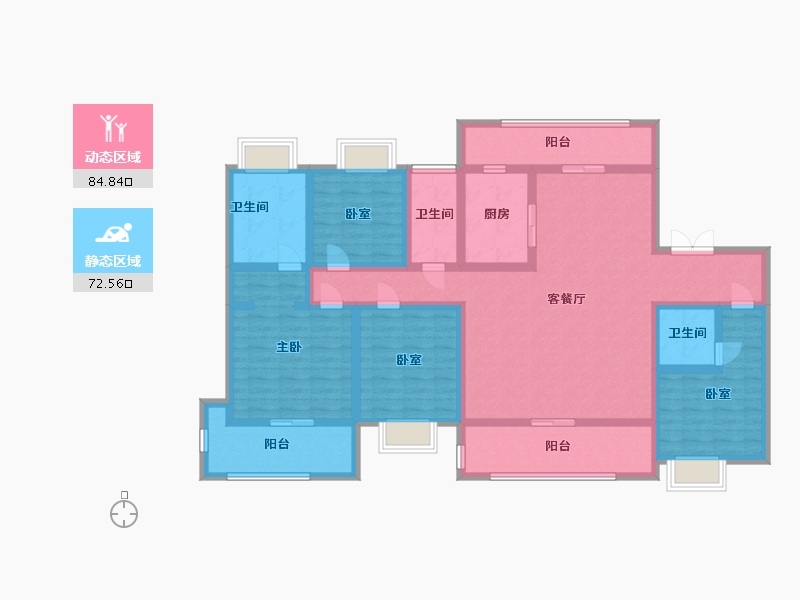 云南省-昆明市-昆明融创文旅城-168.00-户型库-动静分区