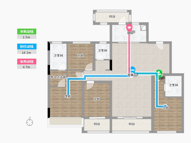 江苏省-连云港市-易居学府-145.00-户型库-动静线