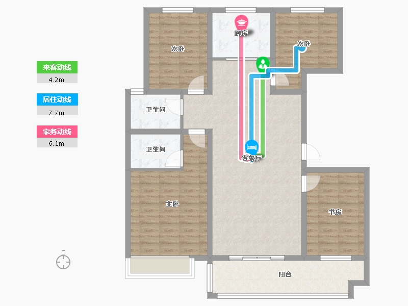 河南省-新乡市-紫宸金城-114.98-户型库-动静线