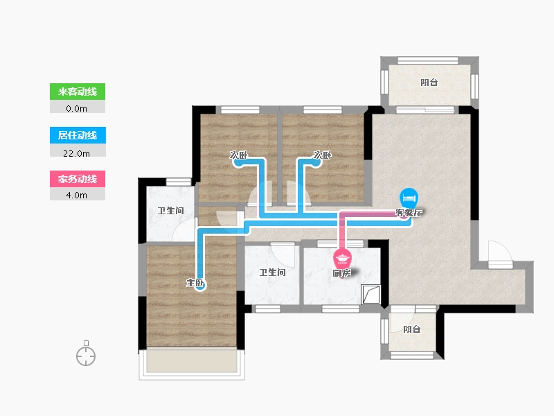 四川省-成都市-中梁御璟台-93.00-户型库-动静线