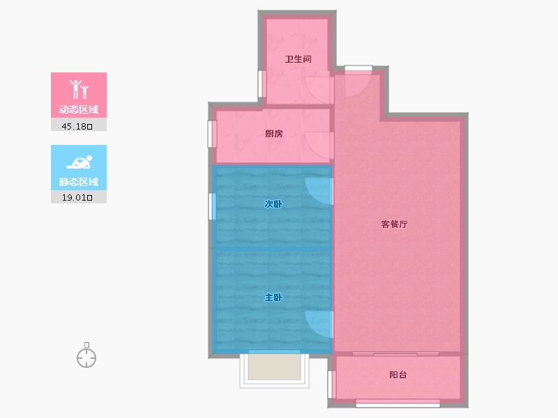 河南省-新乡市-九龙华府-68.00-户型库-动静分区