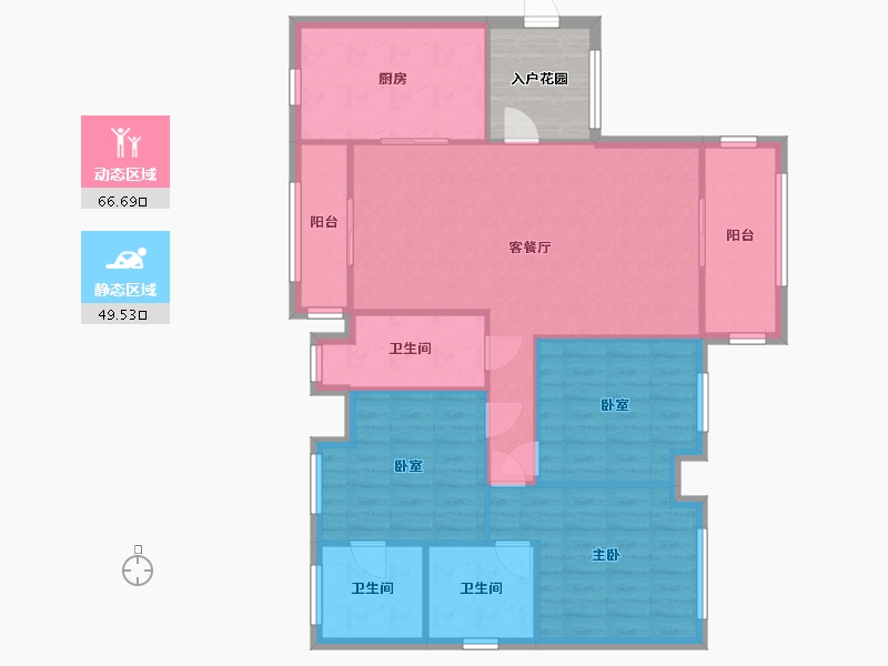 广东省-清远市-凤城郦都-107.60-户型库-动静分区