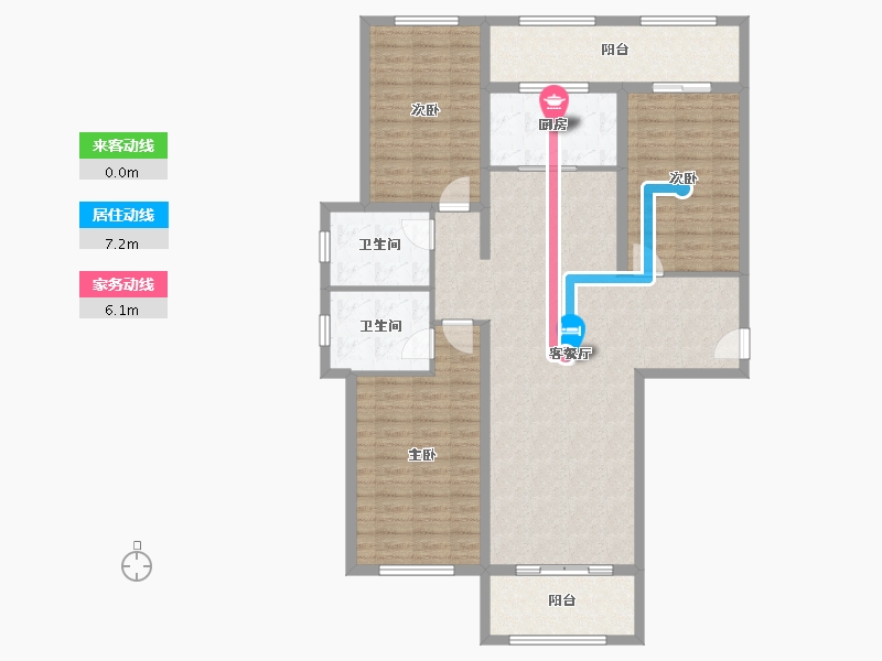 山西省-临汾市-锦悦府-102.40-户型库-动静线