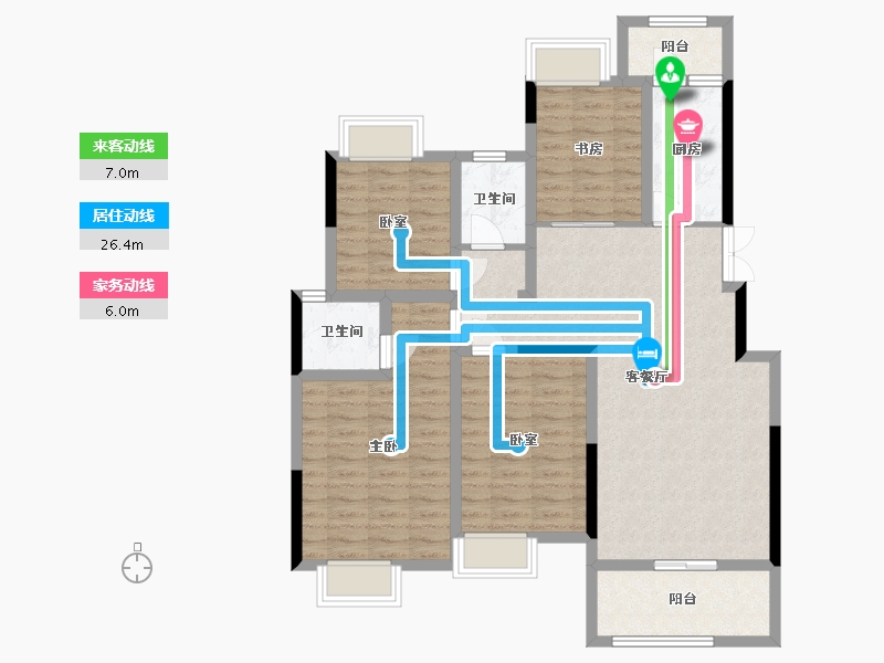 四川省-广安市-交投翡翠台-120.47-户型库-动静线