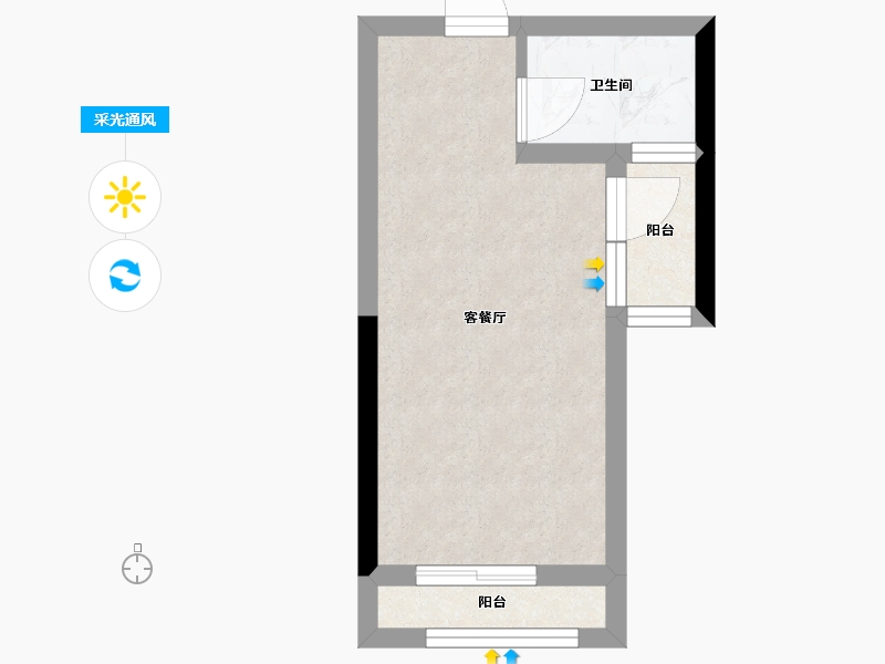 广东省-深圳市-万科珑城原点-30.00-户型库-采光通风