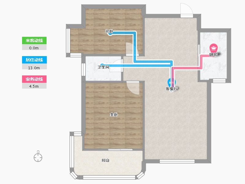 福建省-泉州市-大江盛世C区-70.78-户型库-动静线