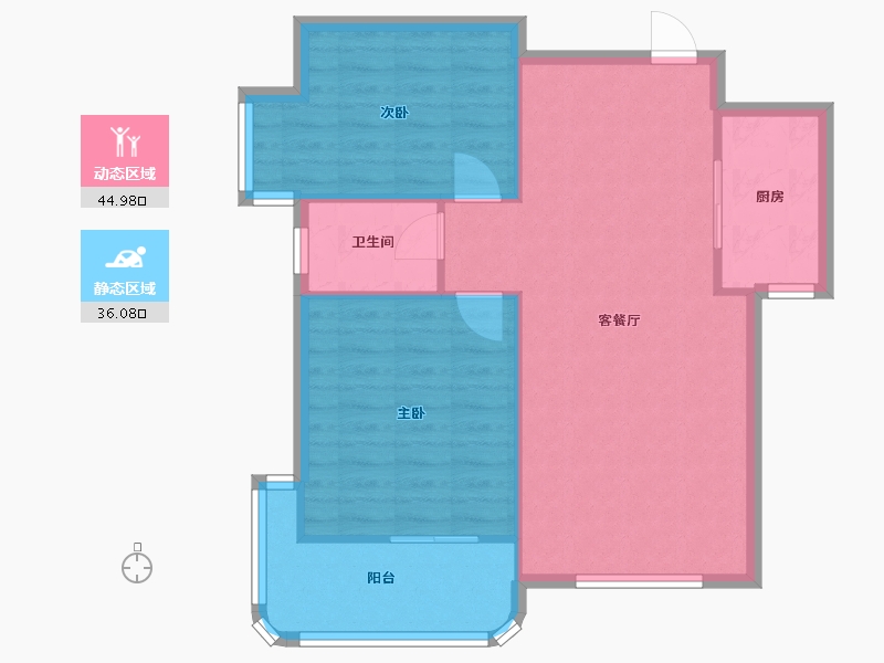 福建省-泉州市-大江盛世C区-70.78-户型库-动静分区