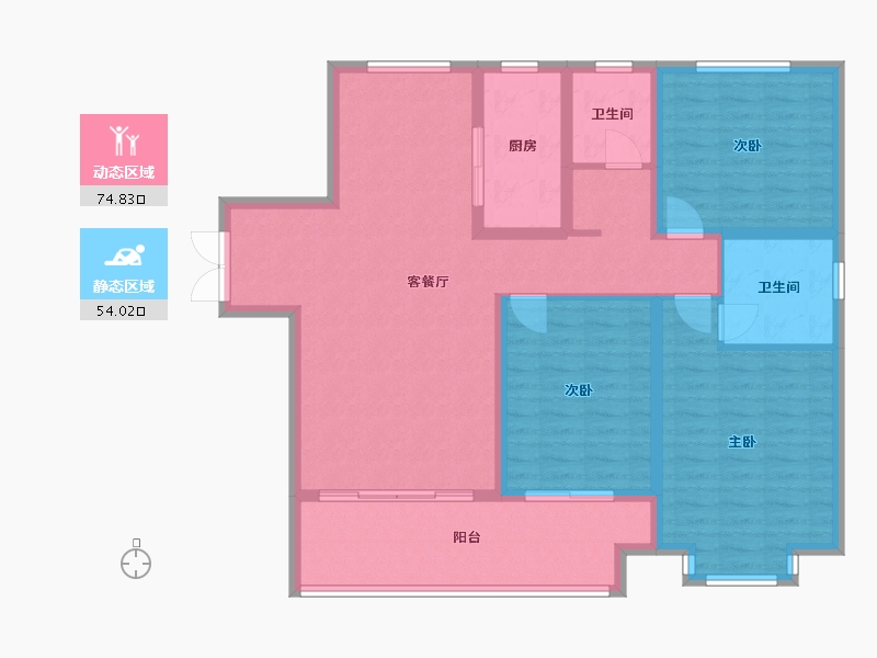 山东省-菏泽市-建邦中央公园-106.09-户型库-动静分区