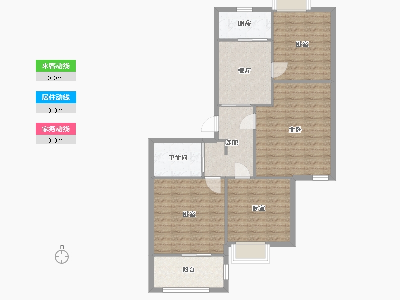 浙江省-杭州市-嘉绿青苑-98.40-户型库-动静线