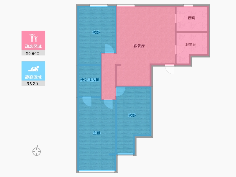 甘肃省-兰州市-兰海佳苑-120.00-户型库-动静分区