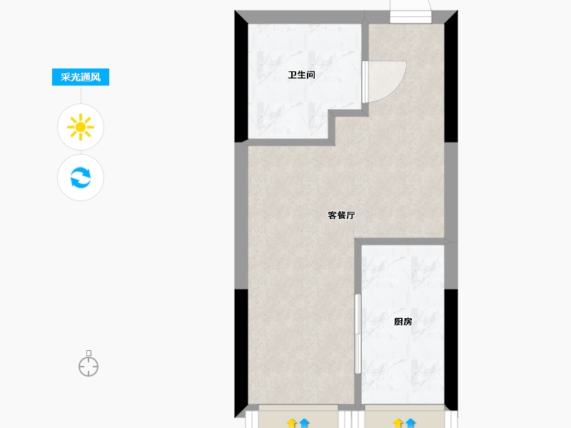 河北省-保定市-美居大都会meet商业销售中心-31.43-户型库-采光通风