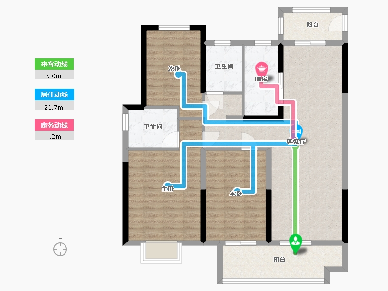 山东省-淄博市-君悦府-99.20-户型库-动静线