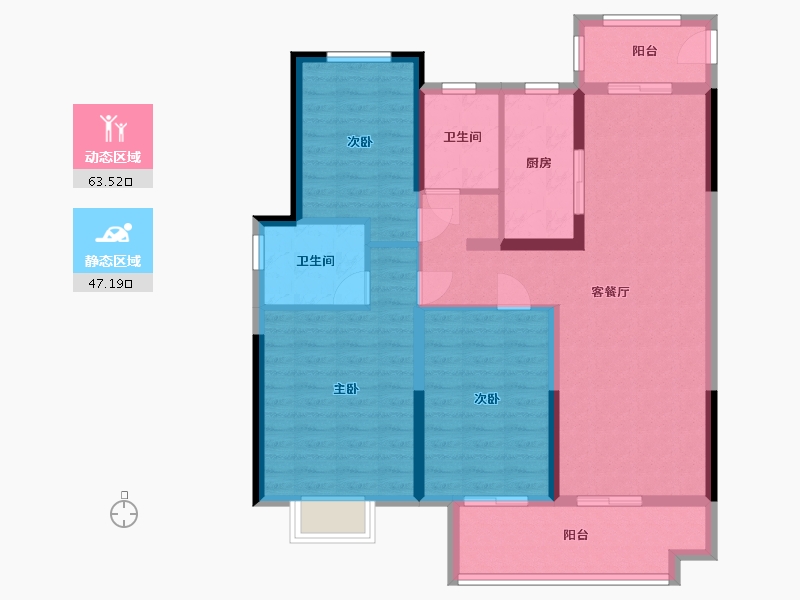 山东省-淄博市-君悦府-99.20-户型库-动静分区