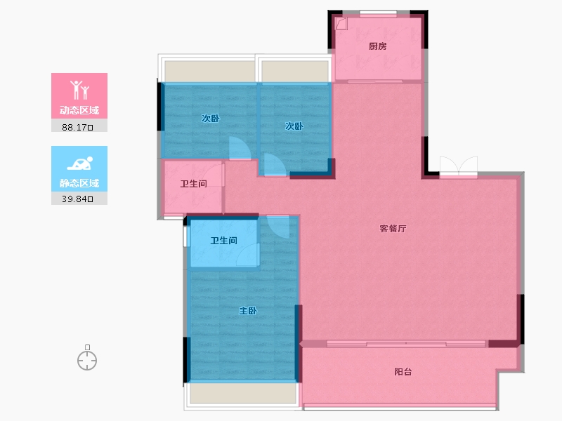 江西省-九江市-泰信凤凰城-117.00-户型库-动静分区