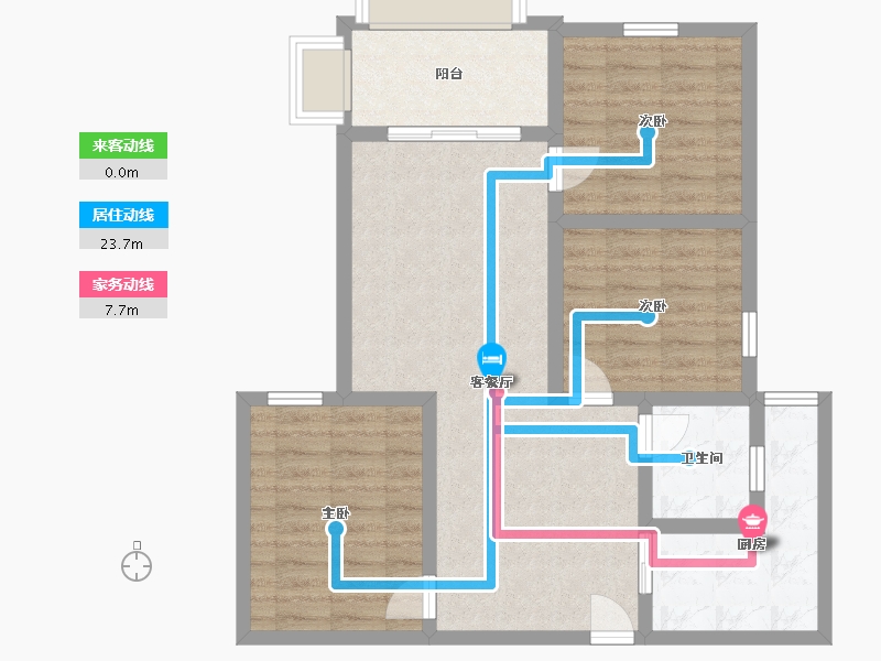 福建省-三明市-吉祥福邸-79.20-户型库-动静线