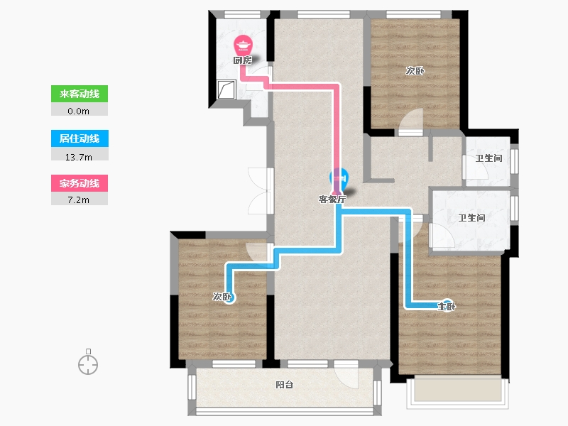 山东省-聊城市-江北水镇九礼-121.93-户型库-动静线