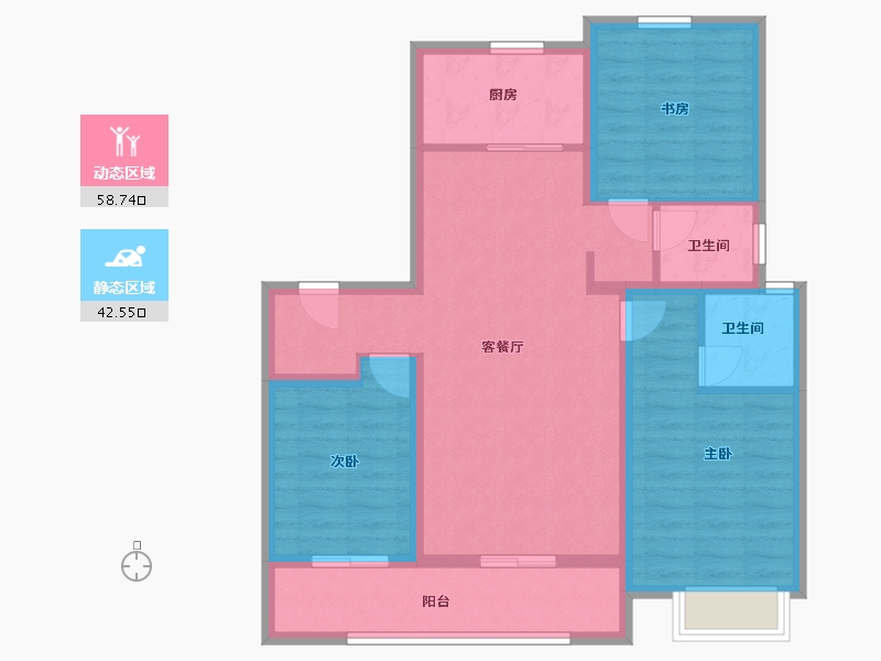 河北省-石家庄市-城发投·云澜悦府（华药北项目)-90.20-户型库-动静分区