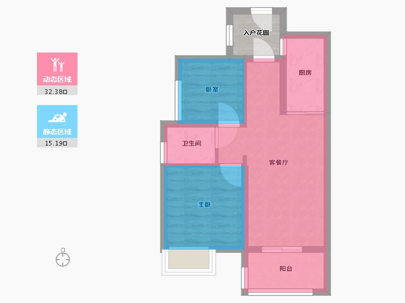 广东省-广州市-横沥安置区(云水雅苑)-48.00-户型库-动静分区