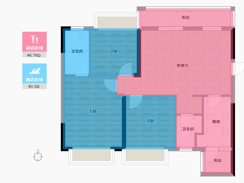 四川省-成都市-川酒·香璟台-77.31-户型库-动静分区