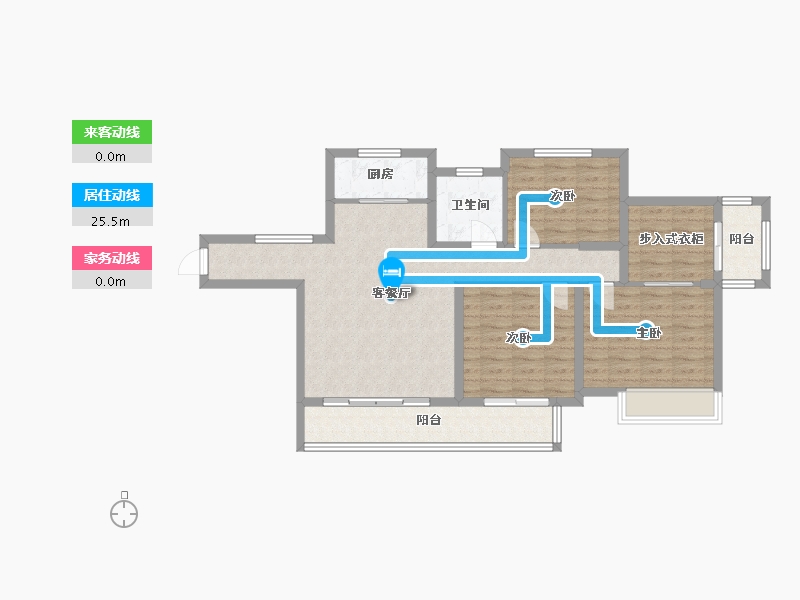 安徽省-宿州市-翔豪新都-92.80-户型库-动静线