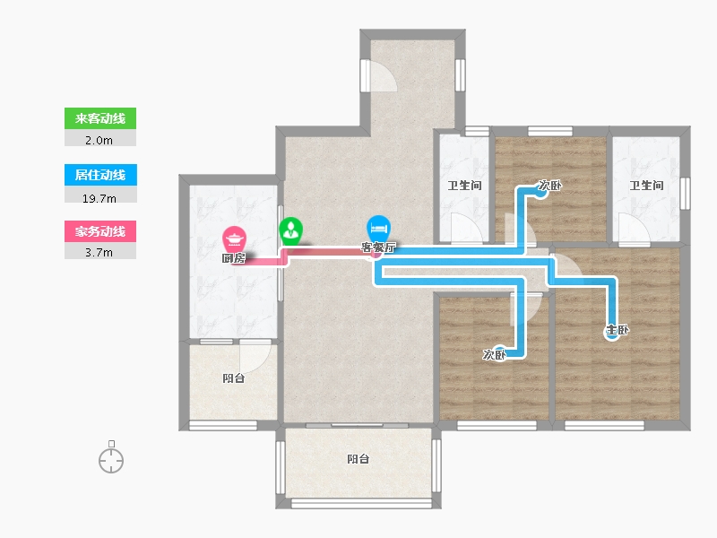 广东省-湛江市-南国豪苑-78.00-户型库-动静线