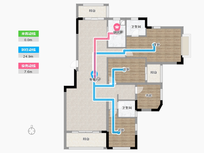 福建省-泉州市-津汇红树湾-140.00-户型库-动静线