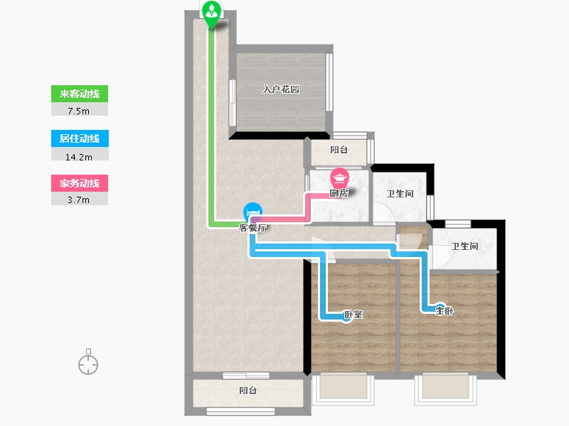 广东省-湛江市-阅海华府-77.35-户型库-动静线