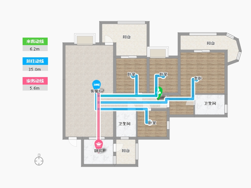 四川省-成都市-保利丁香郡-132.00-户型库-动静线