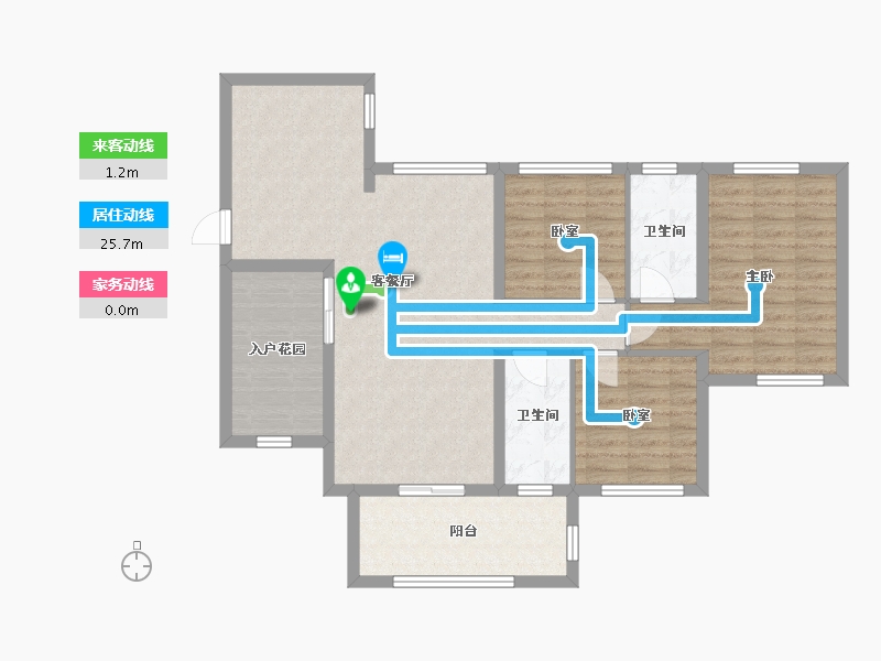 广东省-湛江市-华和南国华苑-97.53-户型库-动静线