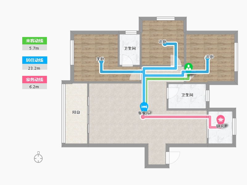 安徽省-六安市-徽盐湖畔明珠-93.20-户型库-动静线