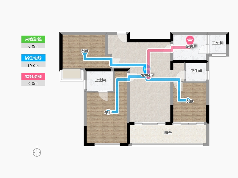 四川省-成都市-中国铁建·新川樾-94.21-户型库-动静线