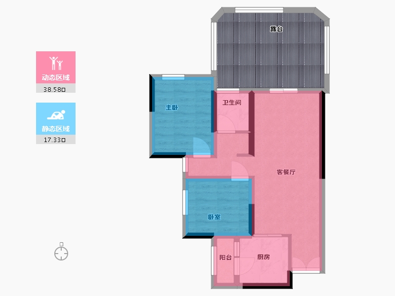 四川省-自贡市-星河云璟-65.11-户型库-动静分区