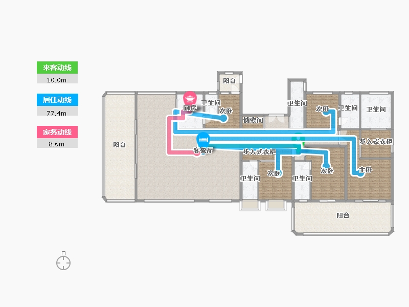 河南省-新乡市-新投·润华森林云墅-296.00-户型库-动静线