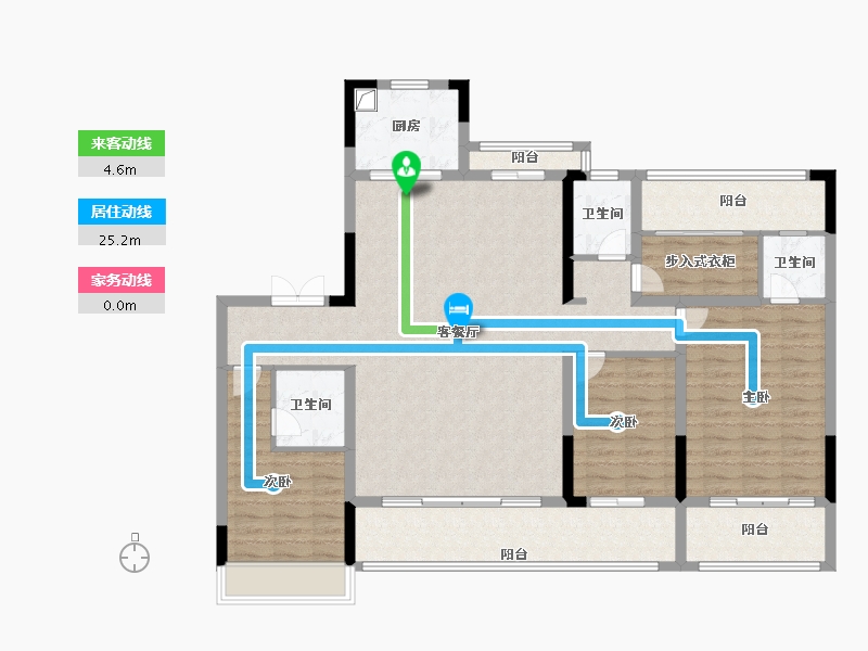 河南省-周口市-羲皇·颐和云境-132.00-户型库-动静线