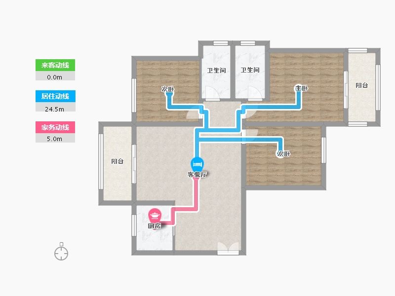 河南省-开封市-鼎立国际城-104.00-户型库-动静线