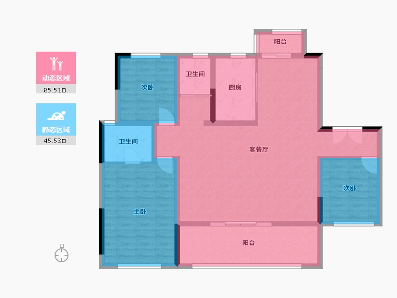 湖北省-恩施土家族苗族自治州-青云天序-118.31-户型库-动静分区