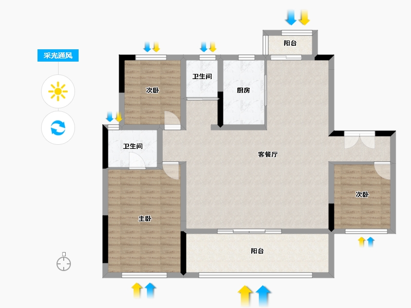 湖北省-恩施土家族苗族自治州-青云天序-118.31-户型库-采光通风