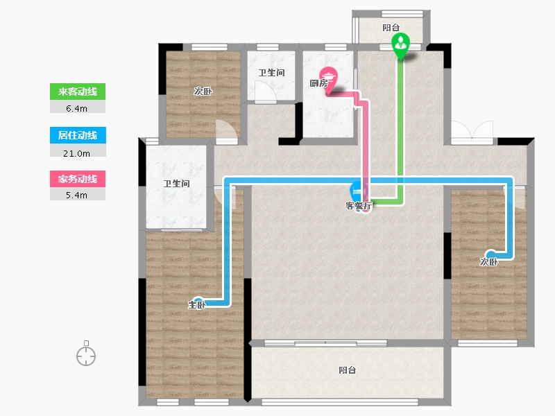 湖北省-恩施土家族苗族自治州-青云天序-148.82-户型库-动静线