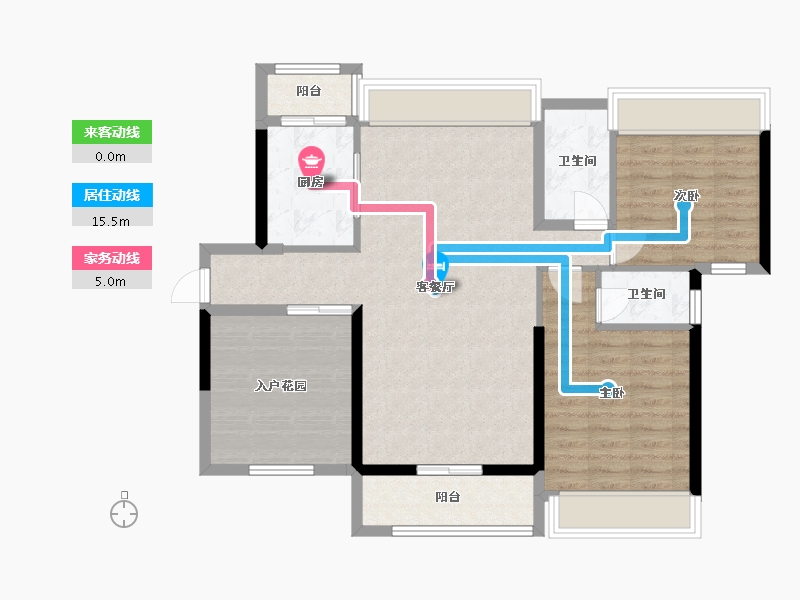 广东省-湛江市-阅海华府-92.56-户型库-动静线