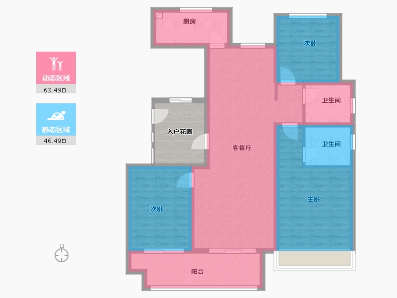 河南省-安阳市-景秀华府-106.00-户型库-动静分区