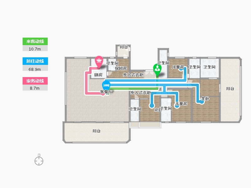 河南省-新乡市-新投·润华森林云墅-295.99-户型库-动静线