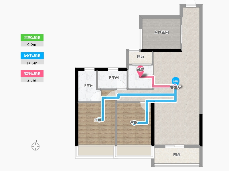 广东省-湛江市-阅海华府-78.97-户型库-动静线