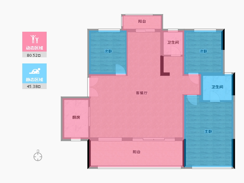 湖北省-恩施土家族苗族自治州-青云天序-114.04-户型库-动静分区