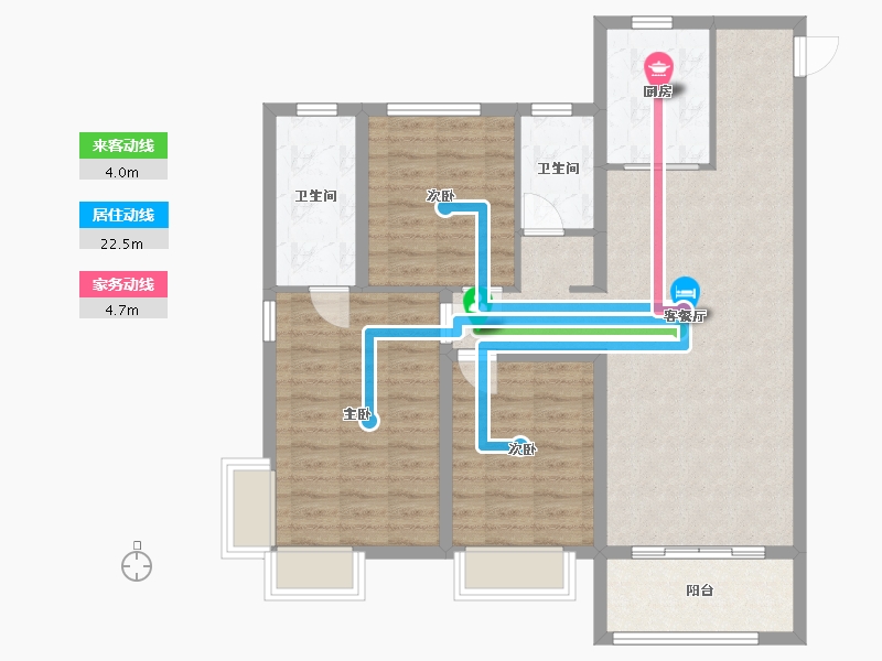 河南省-濮阳市-怡海紫宸院-95.13-户型库-动静线